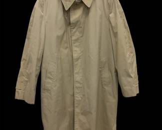 Vtg Mens London Fog Tan Trench Coat