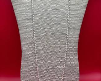 Beautiful 30in Sterling Silver Necklace With Lobster Clasp