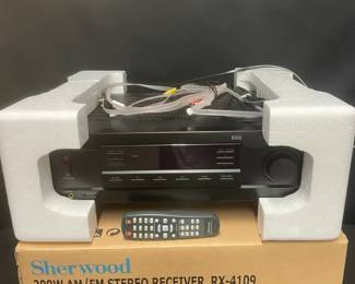 Sherwood AMFM Stereo Receiver 200W RX4109 New In Original Box