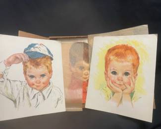  05 Three Frances Hook 1960s Northern Paper Mills Prints