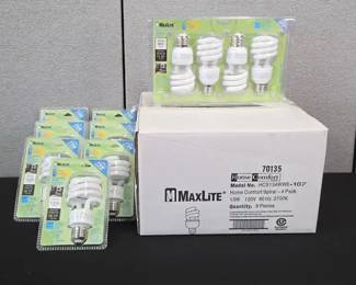 New MaxLite 60W  75 W Light Bulbs
