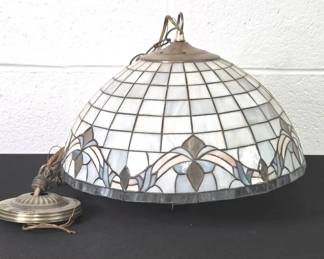 Tiffany Style Stained Glass Pendant Hanging Lamp