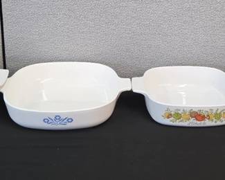 4 Corning Ware Casserole Dishes