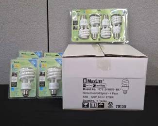 New Light Bulbs MaxLite 60 W And 75 W Energy Star