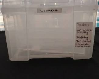 Plastic Storage Boxes Lot