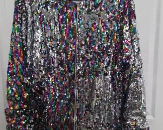 Womans Cresay 3xl Sequin Jacket