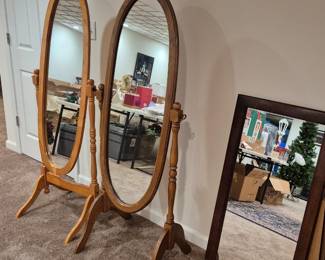 Vintage floor mirrors