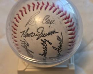 Autographed baseball