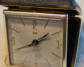 Vintage Elgin travel clock