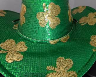 Sequined St.Patricks day hat