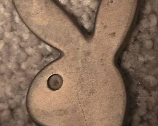 Playboy Bunny metal emblem