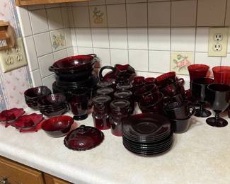 Red Dishes