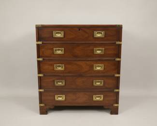 Campaign Style Chest of Drawers by Henredon