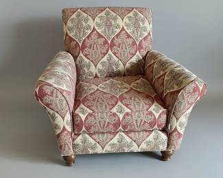 Paisley Print Accent Chair