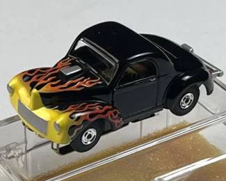 Rare Vtg. Aurora T-Jet Willys HO Slot Car, Black