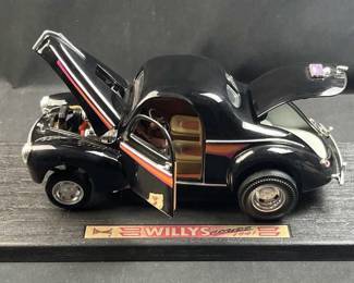 Large Road Legends '41 Willys Coupe Die Cast