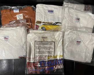 (8) Assorted Auto-Show Hot Rod T-Shirts, New