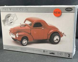 1941 Willys Coupe Testors Metal Body Model Kit