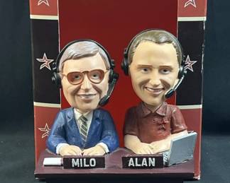 Milo Hamilton and Alan Ashby Astros Bobbleheads