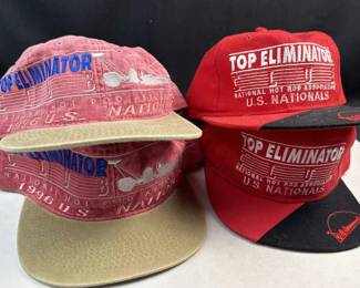 (2) Red & Black and 2 Pink & Tan Top Eliminator IN