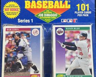 1992 Score MLB S1 Player Cards 101 Pack