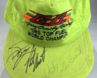 Neon Green Gary Ormsby Racing Buckleback Cap