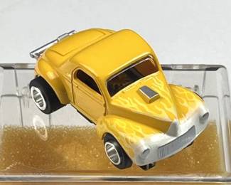 Rare Vtg. Aurora T-Jet Willys HO Slot Car, Yellow