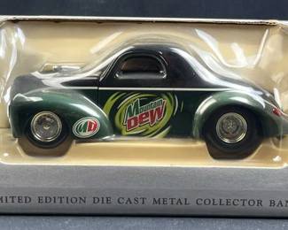 SpecCast Mountain Dew 41' Willys Die Cast Bank