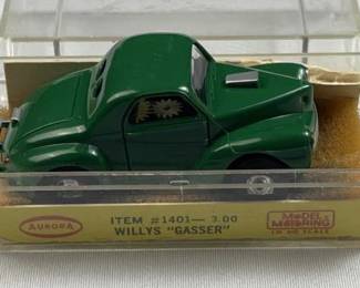 Vtg. Willys "Gasser" Slot Car Road Race #1401