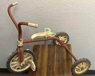 Vintage Biemme Italy Red Tricycle, As-Is