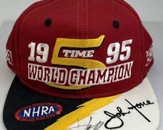 1995 John Force NHRA Drag Racing Snapback Cap