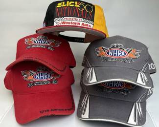 (5) Assorted NHRA Hot Rod Assoc. Caps