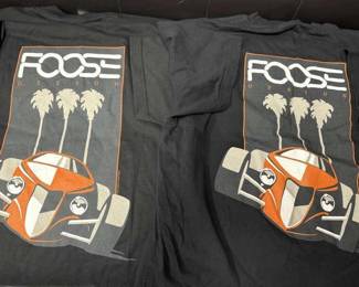 (2) Black Foose Design "Three Palms" T-Shirts