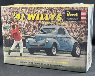 1995 Revell '41 Willys Competition Coupe Model NOS