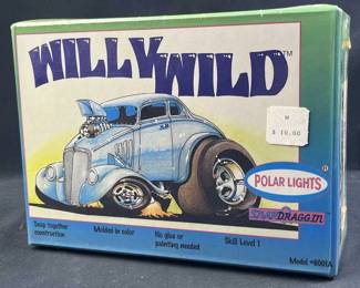 1998 Snap Draggin' 'Willy Wild' Model Kit NOS
