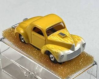 Rare Vtg. Aurora T-Jet Willys HO Slot Car, Yellow