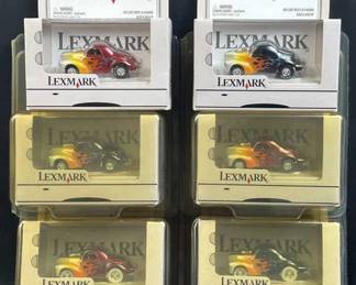 (6) Johnny Lightning Willys Lexmark Die Cast