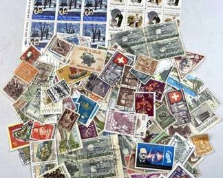 Vintage World Stamps Assortment