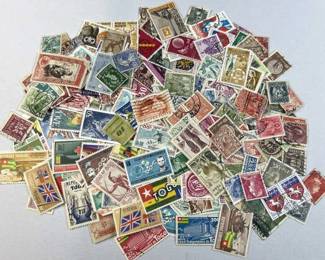 Vintage World Stamps Assortment, Bundle B