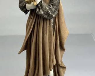 Guiseppe Armani Young Lady With Yorkshire Dog Figu