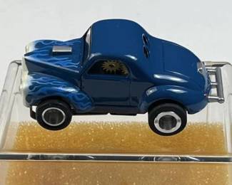 Rare Vtg. Aurora T-Jet Willys HO Slot Car, Blue