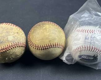 (3) Baseballs Including Duke Snider Autograph