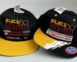 (2) Black & Yellow NHRA Slick 50 Houston Nationals