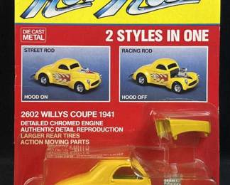 Majorette Willys Coupe '41 Diecast Yellow 1:32