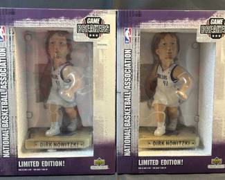 (2) 2003 Dirk Nowitzki UD Limited Ed. Bobblehead