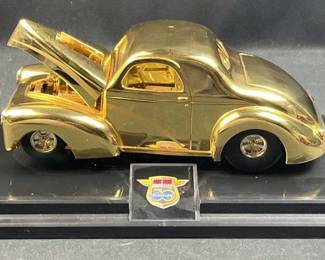 1995 Racing Champs Hot Rod 50th Willys Gold