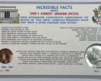 1964 Silver JFK 90%: Incredible Lincoln/Kennedy