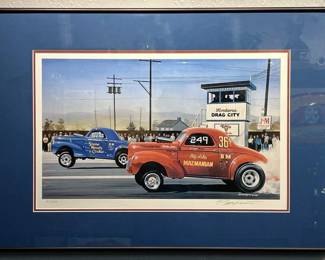 Fontana Drag City Featuring "Gassers" Wall Art,