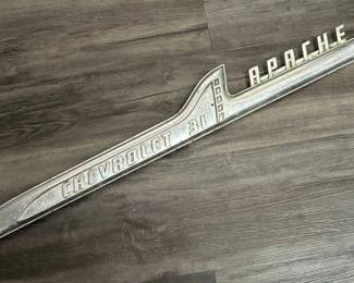 31' Chevy Apache Aluminum Side Emblem, Left