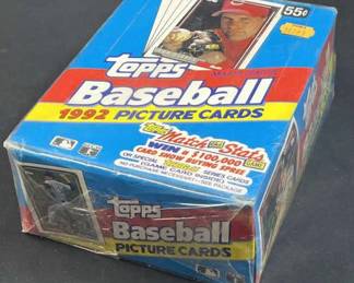 1992 Topps Baseball Sealed Wax Box